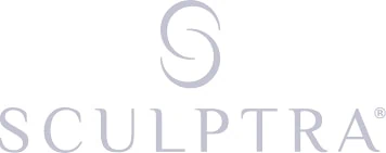 Sculptra logo with abstract S symbol